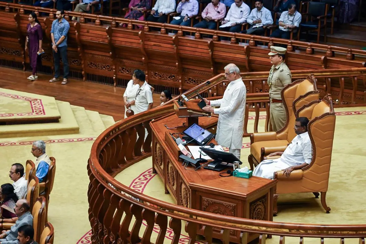 thehindubusinessline.com - Kerala policy address outlines push for industrial growth, investment reforms
