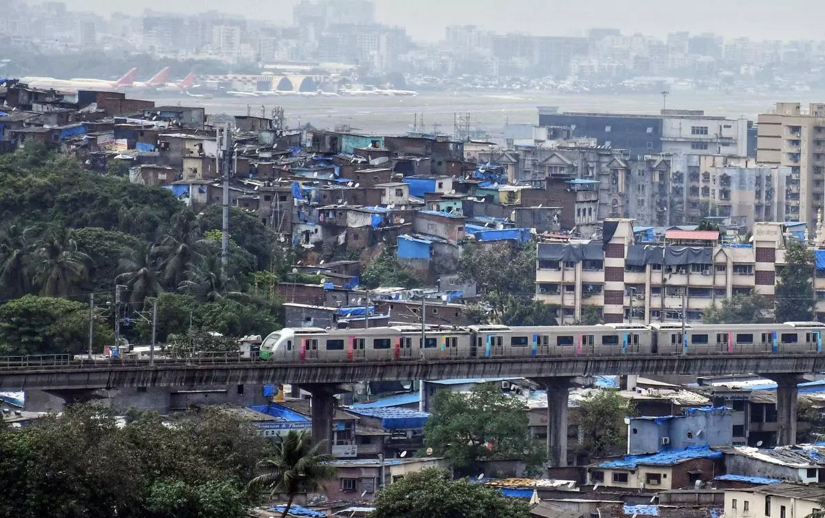 A file picture of Mumbai Metro train 