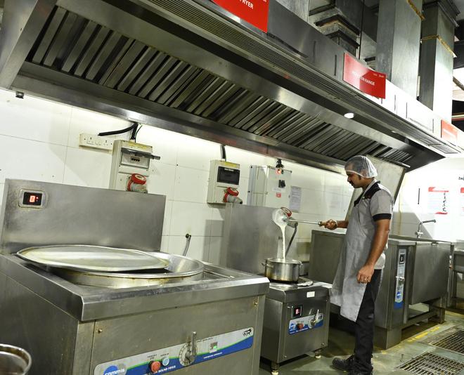 Electric kitchen at Danfoss facility at Oragadam near Chennai