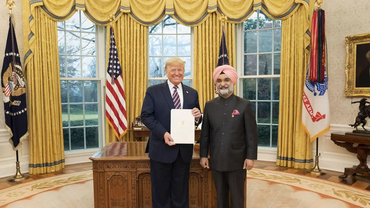Trump congratulates Taranjit Singh Sandhu on appointment as Delhi Lieutenant Governor