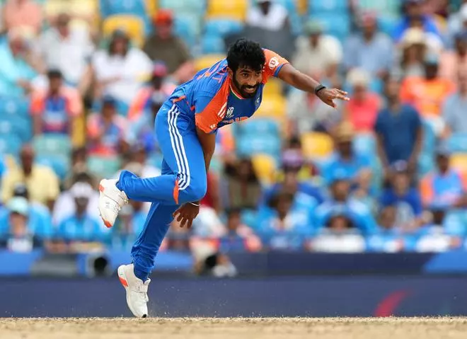 India’s Jasprit Bumrah in action