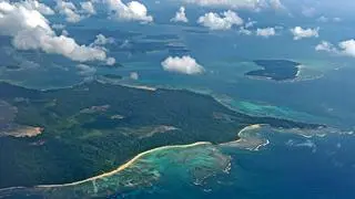 Aerial view of Andaman and Nicobar Islands Aerial view of Andaman and Nicobar Islands