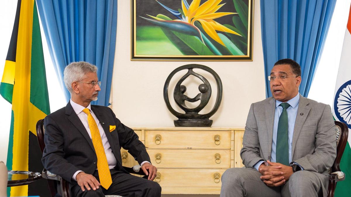 EAM Jaishankar meets Jamaican PM, gifts over 10 BHISHM Cubes