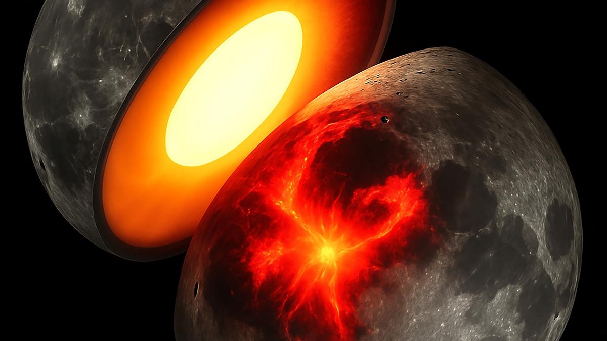 Researchers Uncover Asymmetry in Moon's Interior