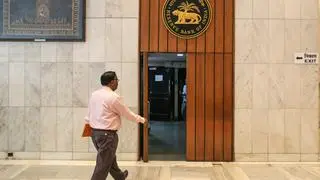 Signage at the Reserve Bank of India (RBI) headquarters building in Mumbai Signage at the Reserve Bank of India (RBI) headquarters building in Mumbai