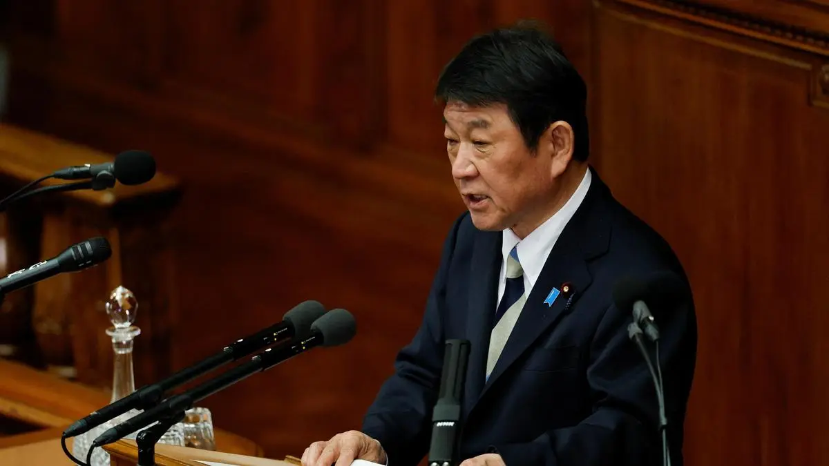 Japanese national detained in Iran last year has been released, says Japan's foreign minister