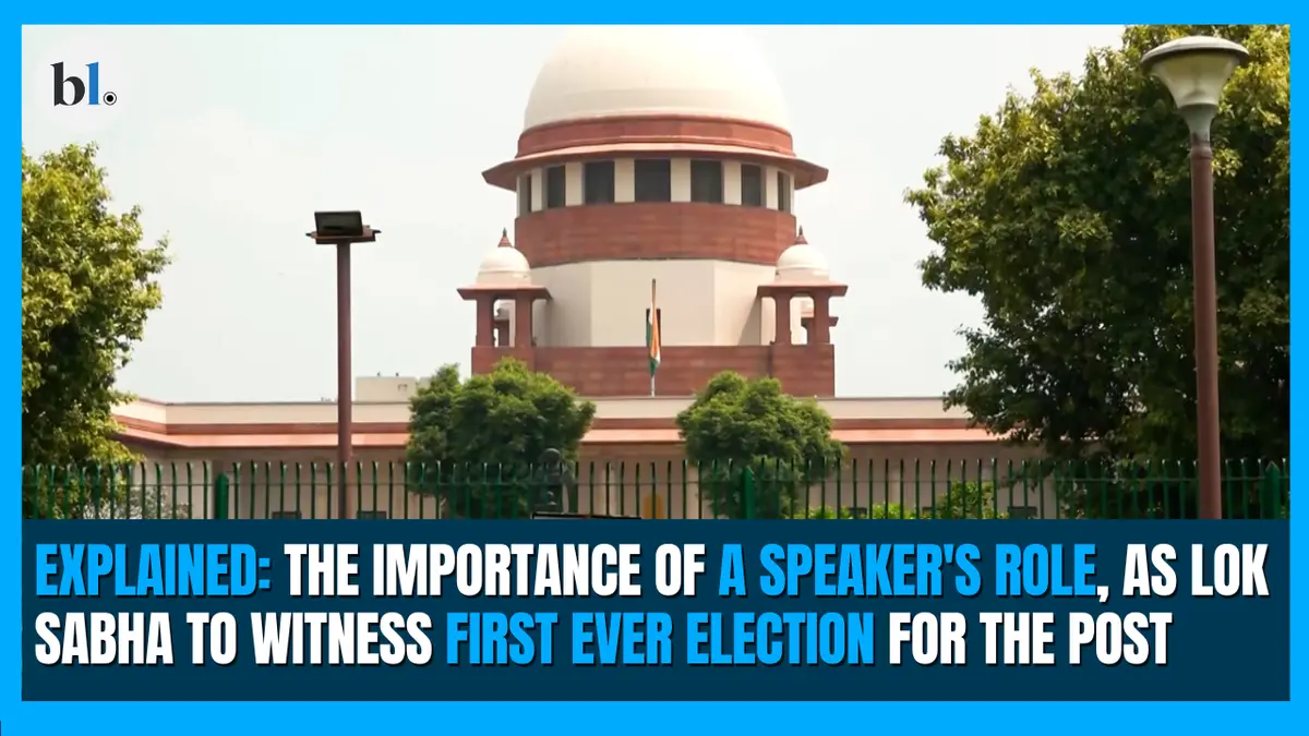Importance of Lok Sabha Speaker Role: First Ever Election Explained - The HinduBusinessLine