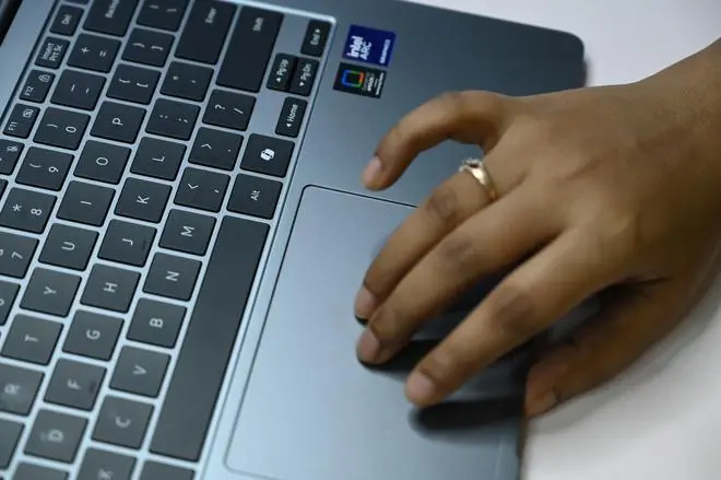 Chiclet keyboard feels firm and comfortable to write Chiclet keyboard feels firm and comfortable to write