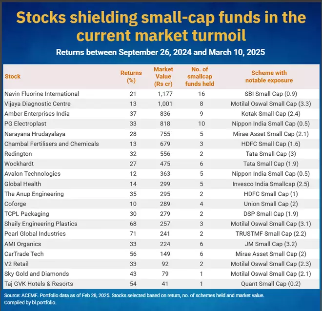 Stocks that delivered positive returns 