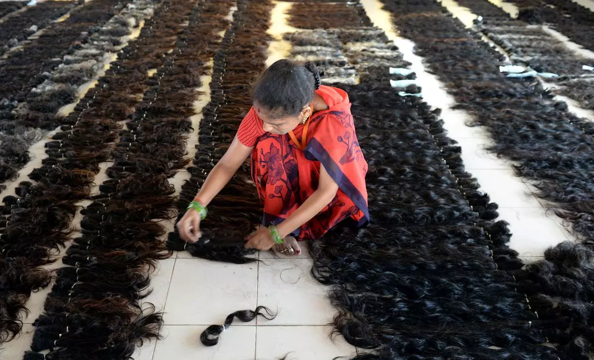 Exporters of dressed human hair call for `prohibition' on raw hair exports  - The Hindu BusinessLine
