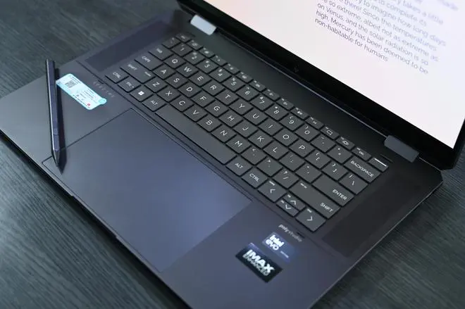 A spacious keyboard and touchpad layout on the HP Spectre x360 16-inch (2024)