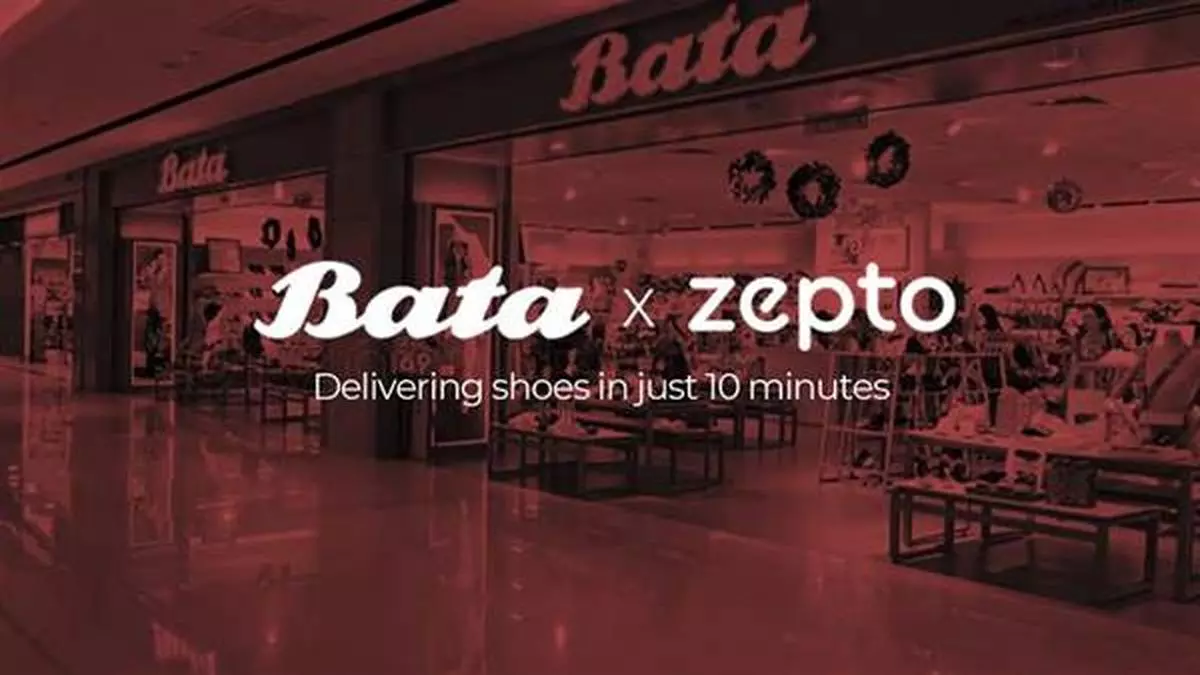 Bata partners with Zepto for 10-minute delivery of footwear