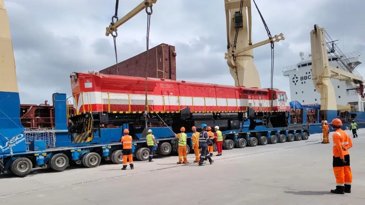 Final batch of two 3,300 HP locomotives manufactured by BLW reach Mozambique
