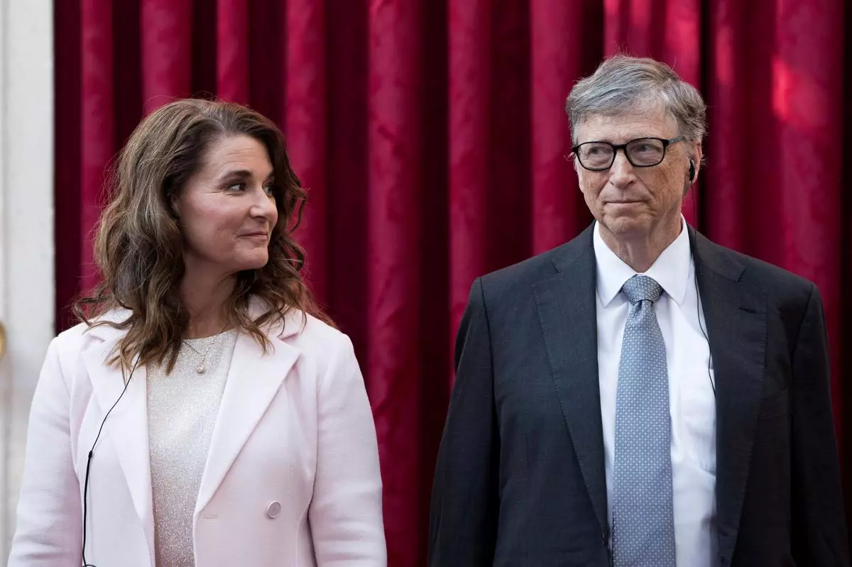 File photo: Melinda French Gates and Bill Gates