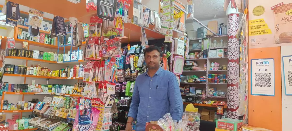 A kirana store in Bengaluru
