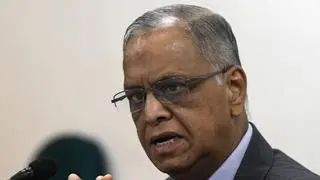 CHENNAI, TAMIL NADU, 17/04/2018: Co-founder and Chairman Emeritus of Infosys N.R. Narayana Murthy interacting with students at the Asian College of Journalism in Chennai on Tuesday.
Photo: R. Ragu
CHENNAI, TAMIL NADU, 17/04/2018: Co-founder and Chairman Emeritus of Infosys N.R. Narayana Murthy interacting with students at the Asian College of Journalism in Chennai on Tuesday.
Photo: R. Ragu