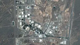 A satellite image shows the Natanz nuclear facility in Iran after airstrike in Iran in this handout image dated June 15, 2025.   