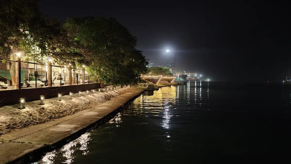 Vizag port turns its working into a visual treat