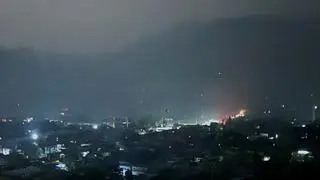 A view of Muzaffarabad city in Pakistan-occupied Kashmir, May 7, 2025. Despite India’s calibrated action avoiding civilian or military targets, Pakistan violated the ceasefire shortly after by firing artillery in the Poonch-Rajouri sector. The Indian Army is responding in a controlled manner and has reiterated its commitment to counter terror threats.  
