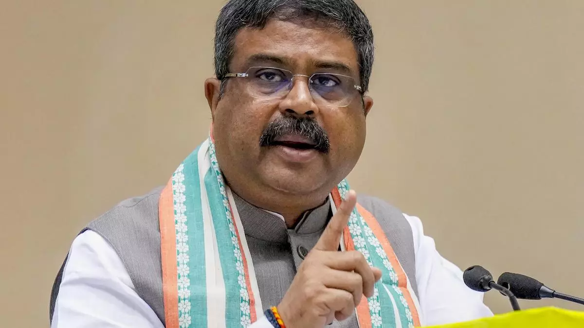 Dharmendra Pradhan meets UAE Education Minister Ahmad Al Falasi in Abu Dhabi