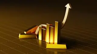 In the international market, gold futures for December delivery climbed more than 2 per cent to hit a lifetime high of $4,096.06 per ounce on Monday. In the international market, gold futures for December delivery climbed more than 2 per cent to hit a lifetime high of $4,096.06 per ounce on Monday.