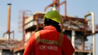 The ONGC stock rally comes as global crude oil futures jumped on escalating Middle East tensions, with Brent oil futures reaching $75.67, up 9.10%, and WTI crude at $74.38, up 9.32$%.