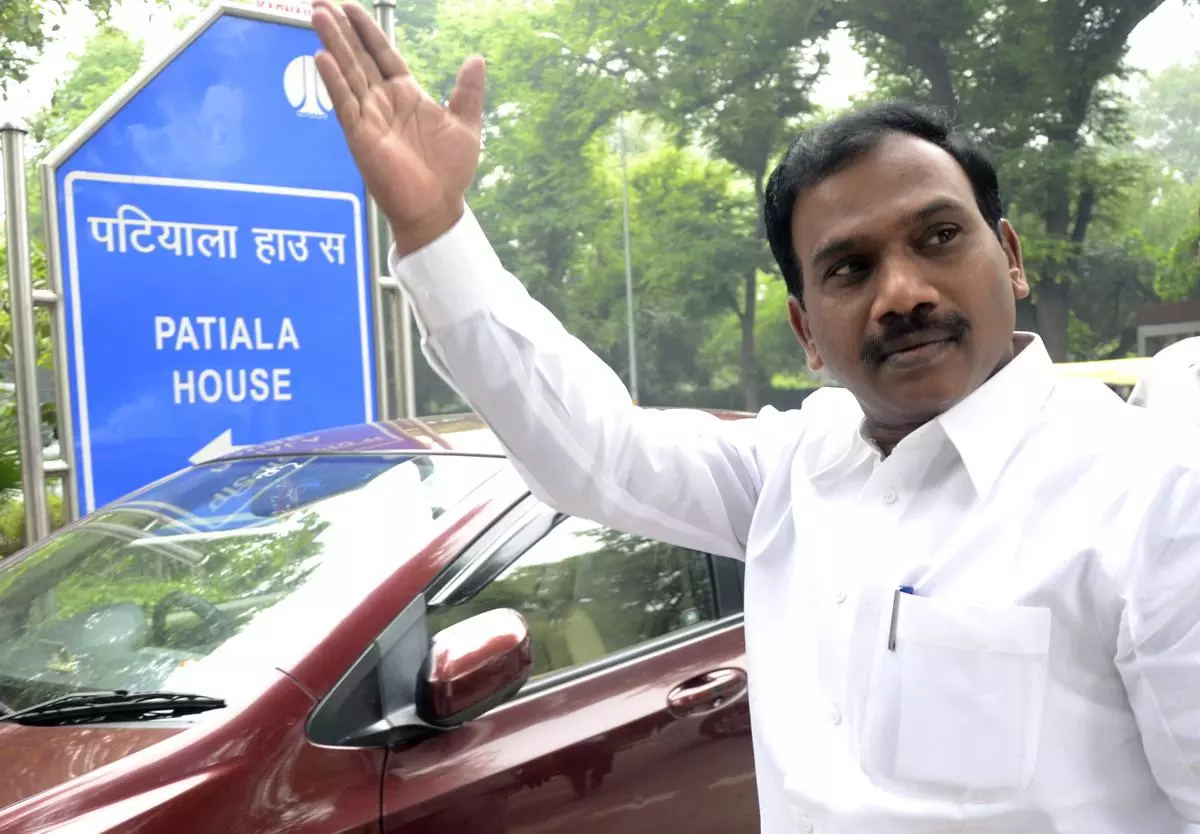 Former Union Minister A Raja