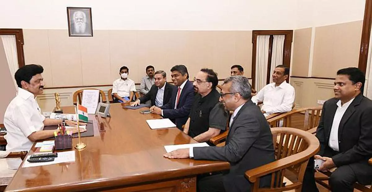  Madras Chamber members had discussions with the TN Chief Minister MK Stalin about the proposed new Parandur airport 