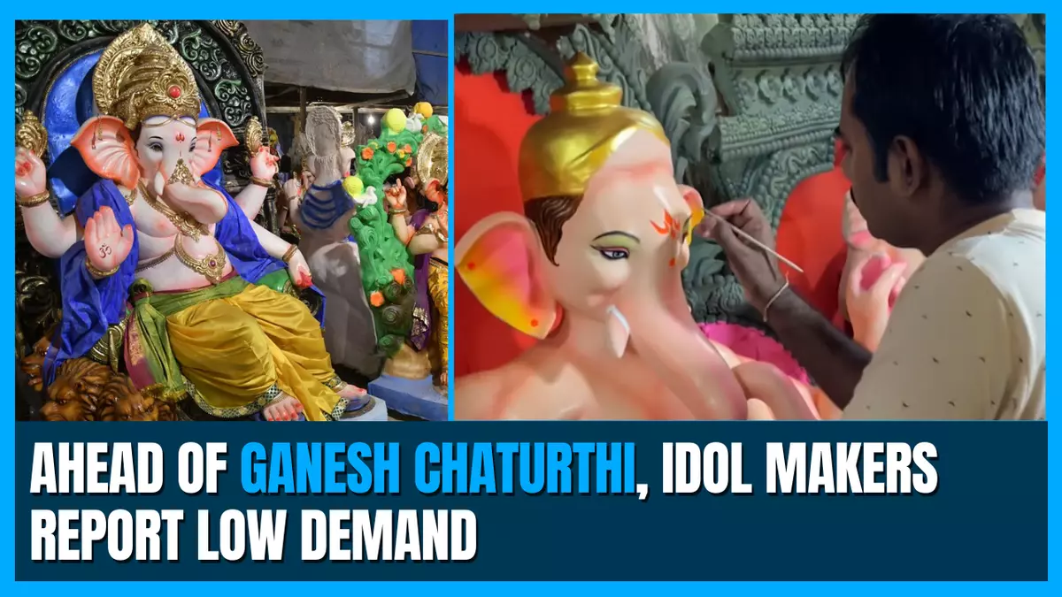 Ahead of Ganesh Chaturthi, Idol makers report low demand