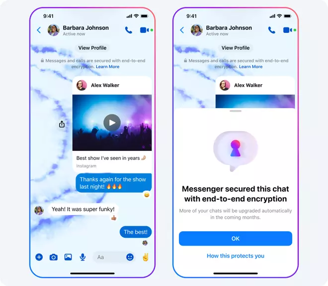 Features on Messenger