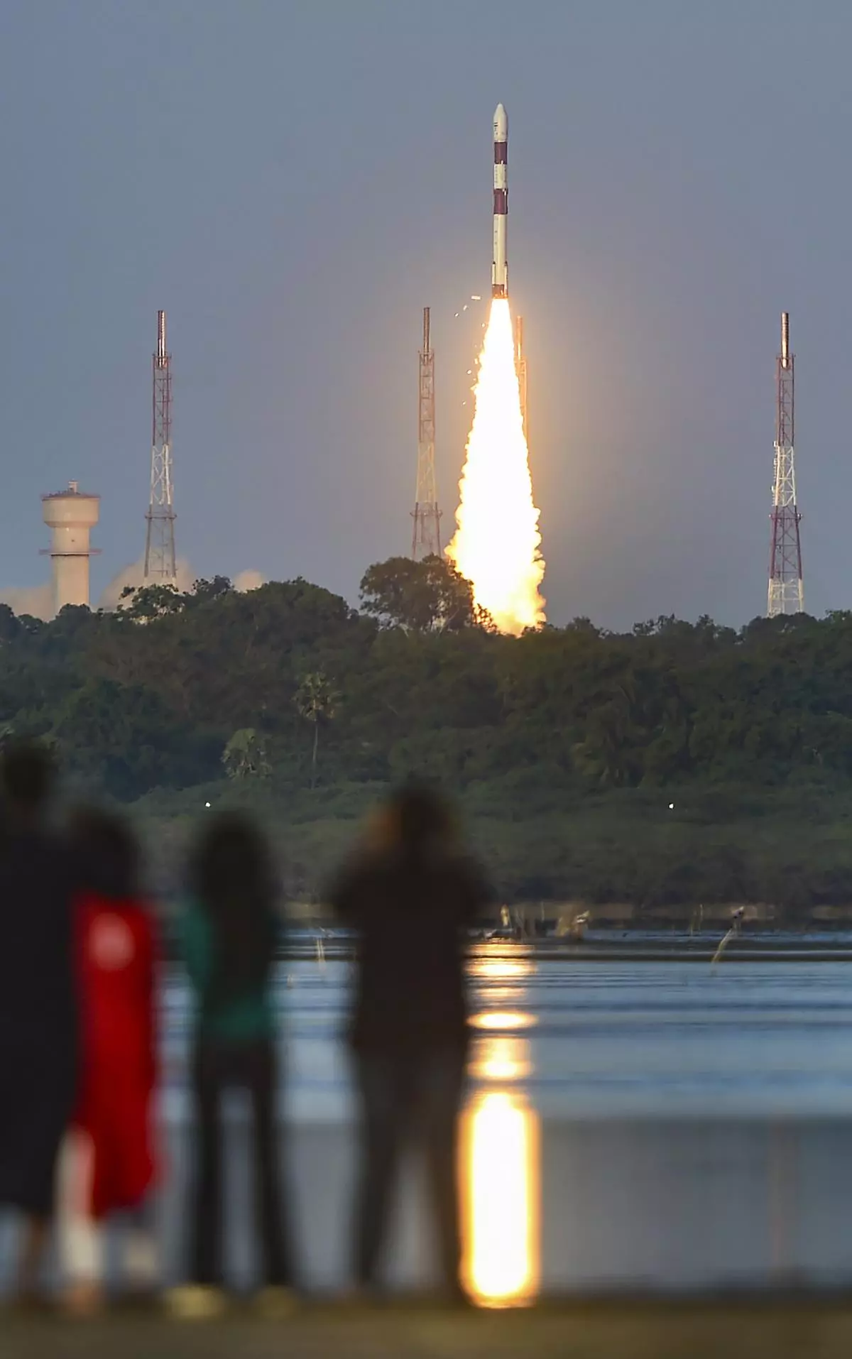ISRO’s PSLV-C53 carrying DS-EO satellite, along with two other co-passenger satellites, successfully launched from the Sathish Dhawan Space Centre, in Sriharikota, on Thursday 