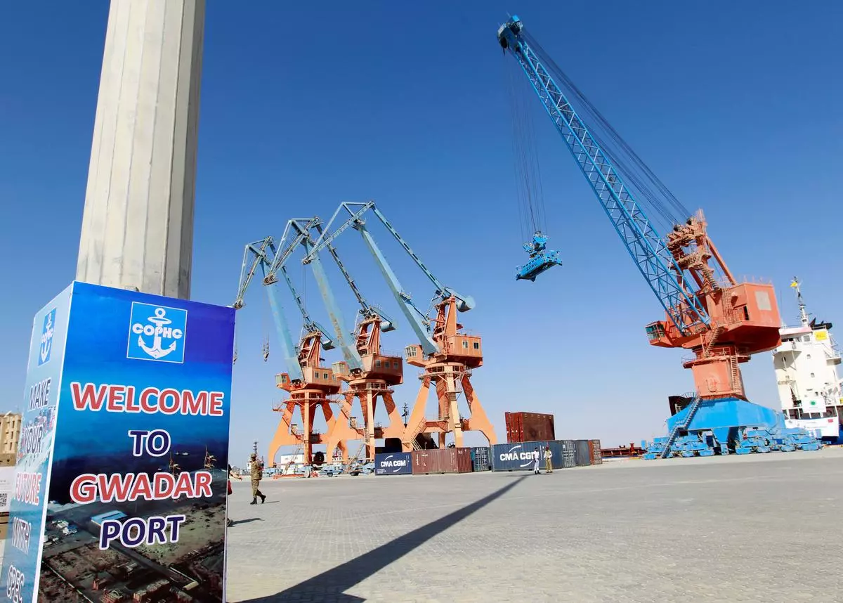 A file photo of the China-Pakistan Economic Corridor port in Gwadar, Pakistan.