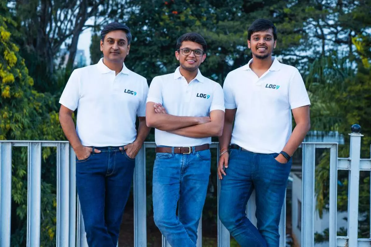 (L-R)  Pankaj Sharma, Akshay Singhal, Kartik Hajela, Founders of Log9 Materials