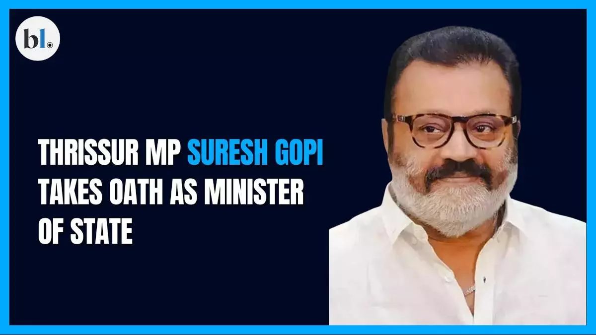 Watch | Thrissur MP Suresh Gopi takes oath as Minister of State - The ...