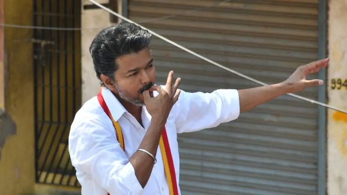 Vijay launches Tamil Nadu poll campaign, targets DMK in fiery speech