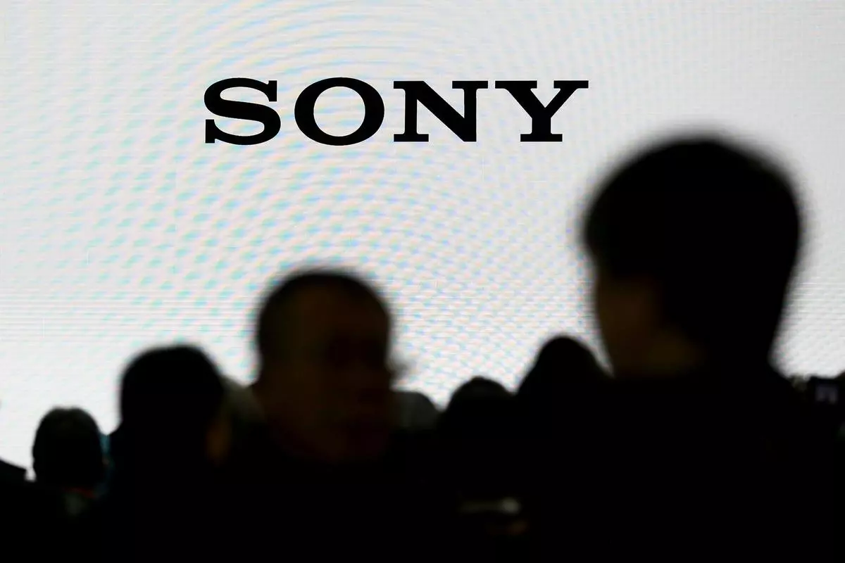 The company logo of Sony Corporation