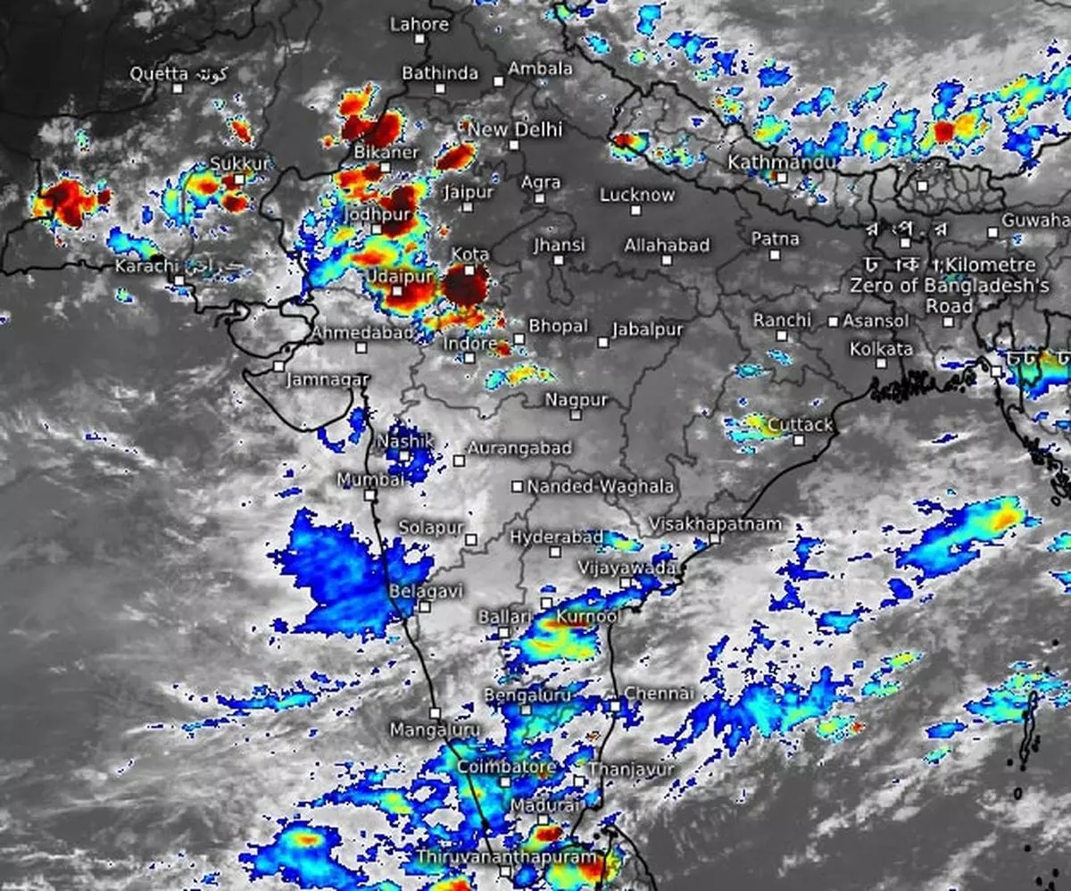 The monsoon trough will start shifting to its normal position to the North from Tuesday dragging the rain belt to the plains and hills of north-west India even as rains are expected to weaken briefly over the South Peninsula. 