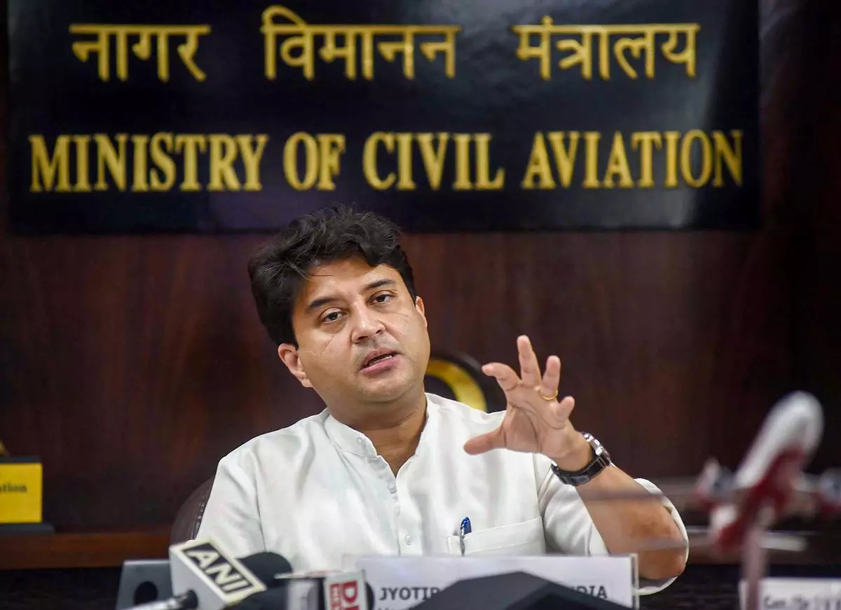  Union Minister of Civil Aviation Jyotiraditya M Scindia 