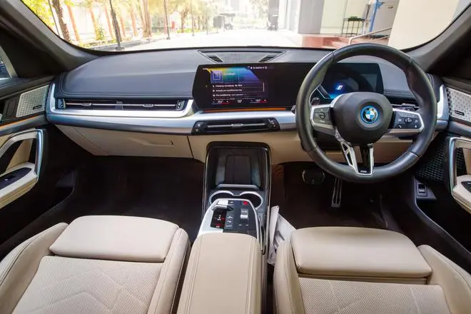  The interior, with a great mix of different textures, is very easy on the eye