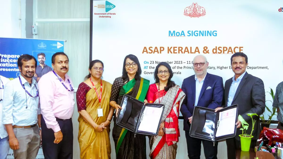 ASAP Kerala ties up with German firm dSPACE to offer skilled manpower