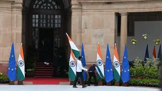 India’s negotiating team for the India-EU free trade agreement is in Brussels this week to build on the momentum generated by the 11th round of negotiations that successfully concluded in Delhi on May 16. India’s negotiating team for the India-EU free trade agreement is in Brussels this week to build on the momentum generated by the 11th round of negotiations that successfully concluded in Delhi on May 16.