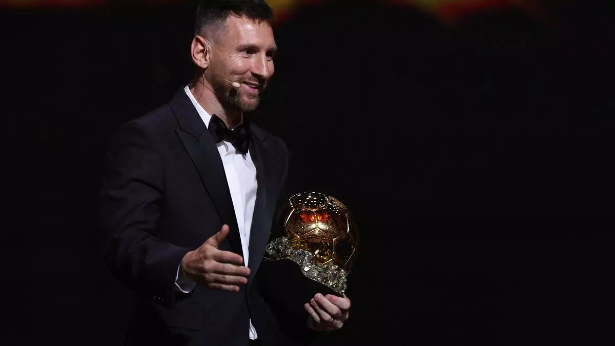 Argentina’s Lionel Messi wins record eighth Ballon d’Or for best player in the world