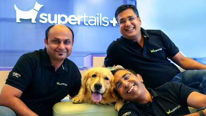 Supertails co-founders (left to right) Varun Sadana, Aman Tekriwal, and Vineet Khanna