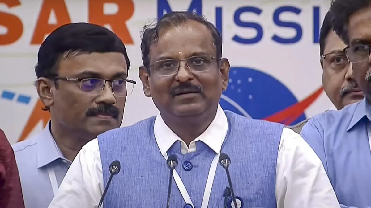 NISAR launch among world&#039;s most precise, says ISRO chief Narayanan - The Hindu BusinessLine