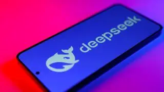 FILE PHOTO: The Deepseek logo is seen in this illustration taken on January 29, 2025. REUTERS/Dado Ruvic/Illustration/File Photo