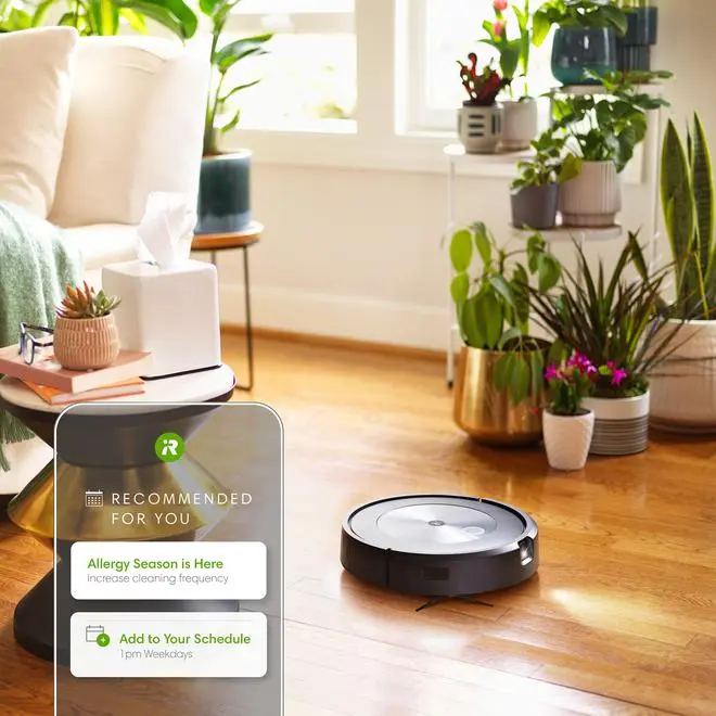 Roomba%20J7 J7%2B Personalized%20Suggestions Allergy%20Season