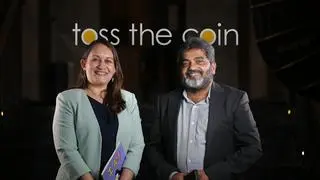 CALL HEADS: Reshma Budhia, CEO, and Jayan Narayanan, MD, Toss the Coin