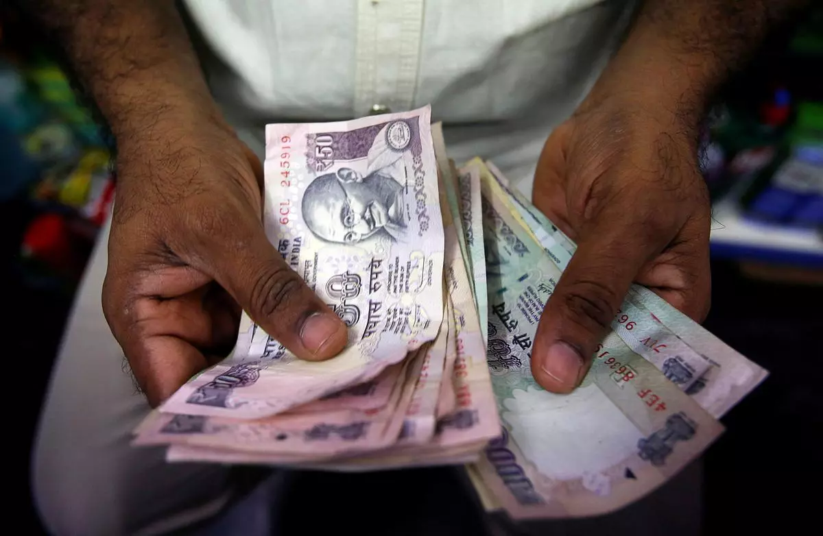 First India on X: Rupee settles 20 paise lower at 73.58