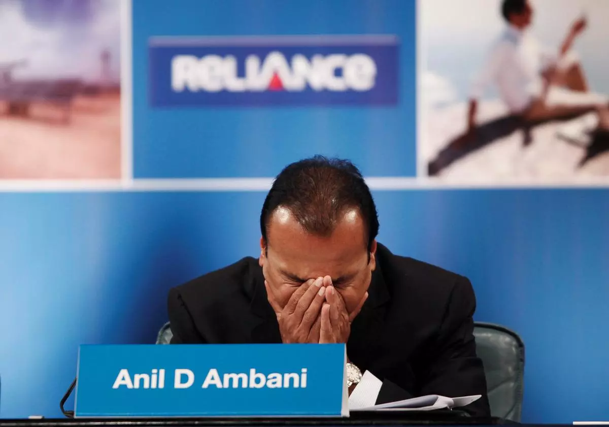 FILE PHOTO: Anil Ambani, Chairman of the Reliance Anil Dhirubhai Ambani Group