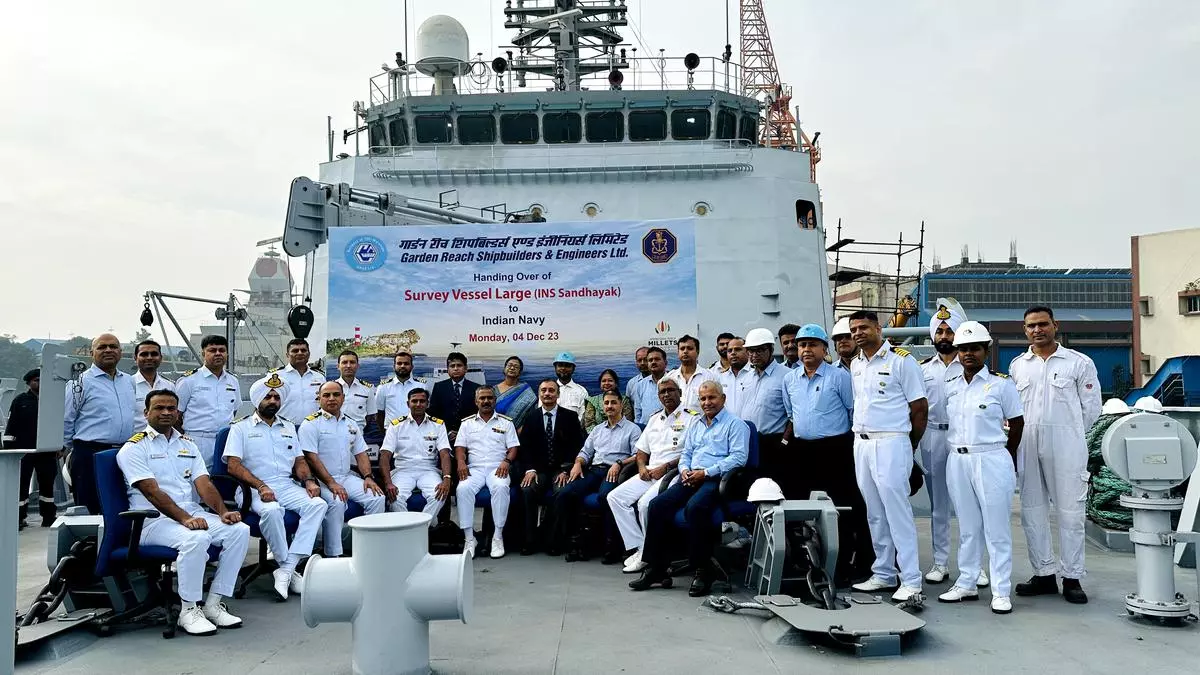 Survey vessel ship Sandhayak delivered to the Navy | INDIA DAILY MAIL